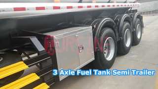 3 Axle fuel tank semi trailer
