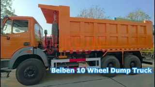 beiben 10 wheel dump truck